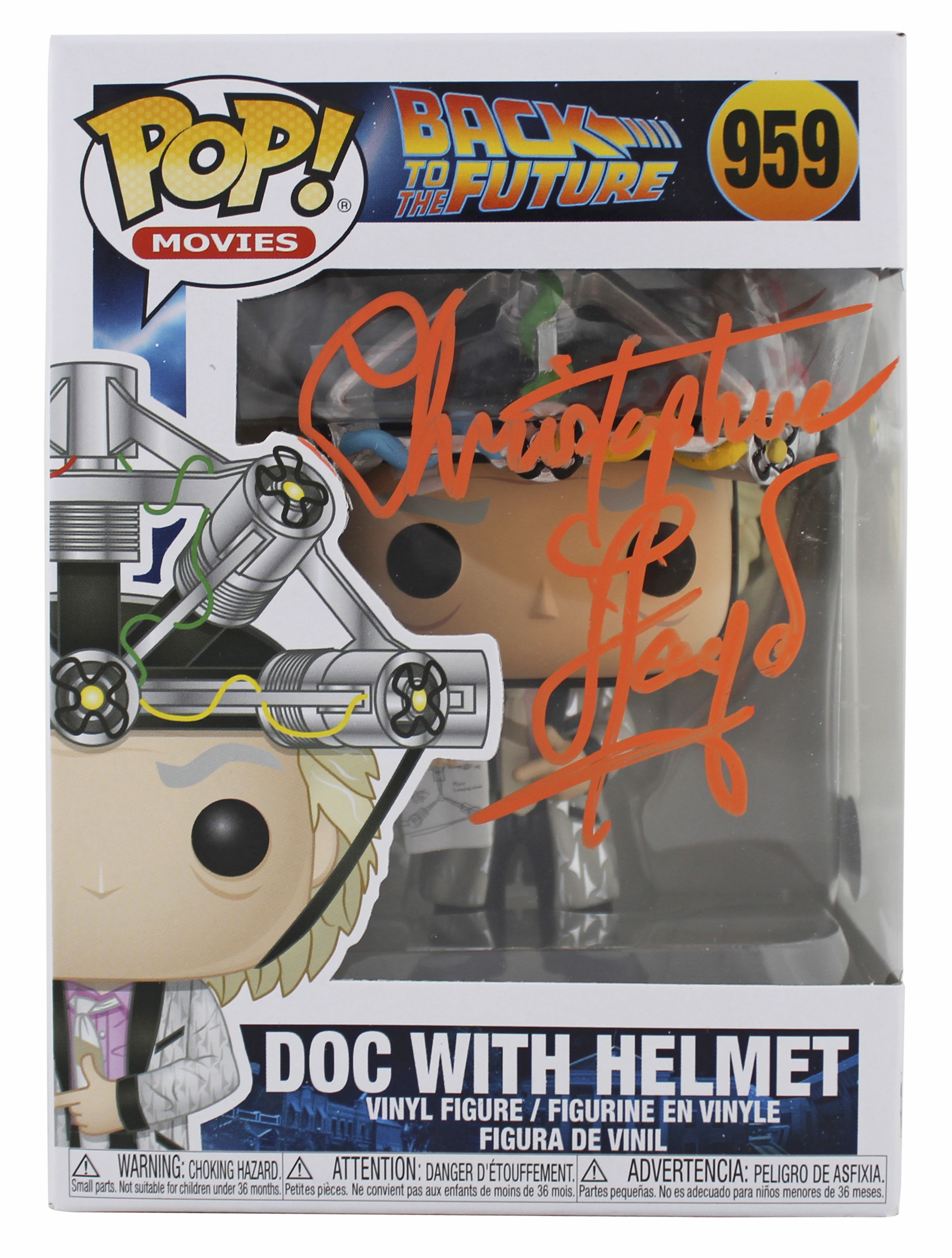 鑑定Beckett鑑定マーク付きFunko Back to the Future Michael J Fox Signed Back to the Future Funko (961) - Twin
