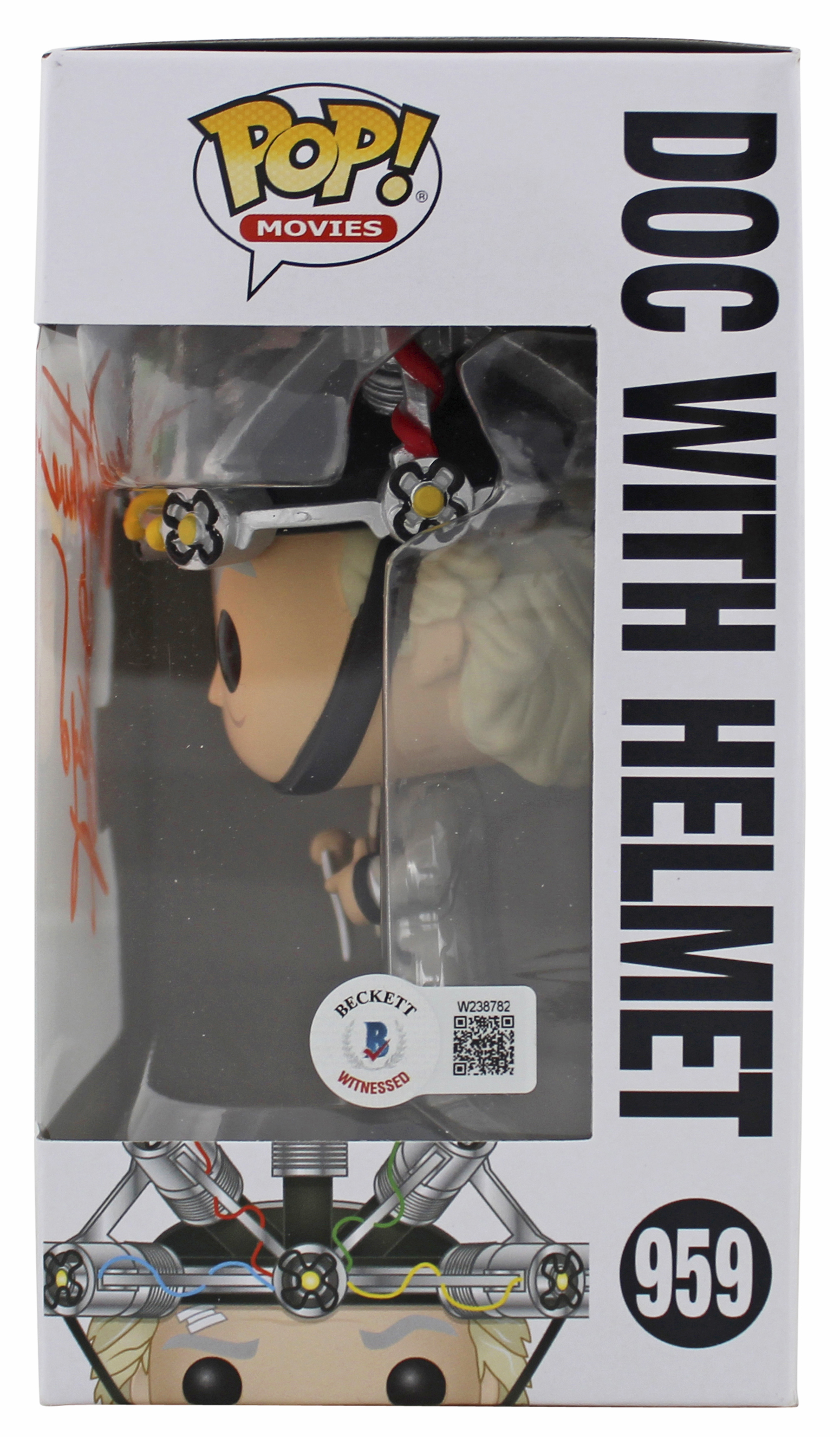 鑑定Beckett鑑定マーク付きFunko Back to the Future Michael J Fox Signed Back to the Future Funko (961) - Twin