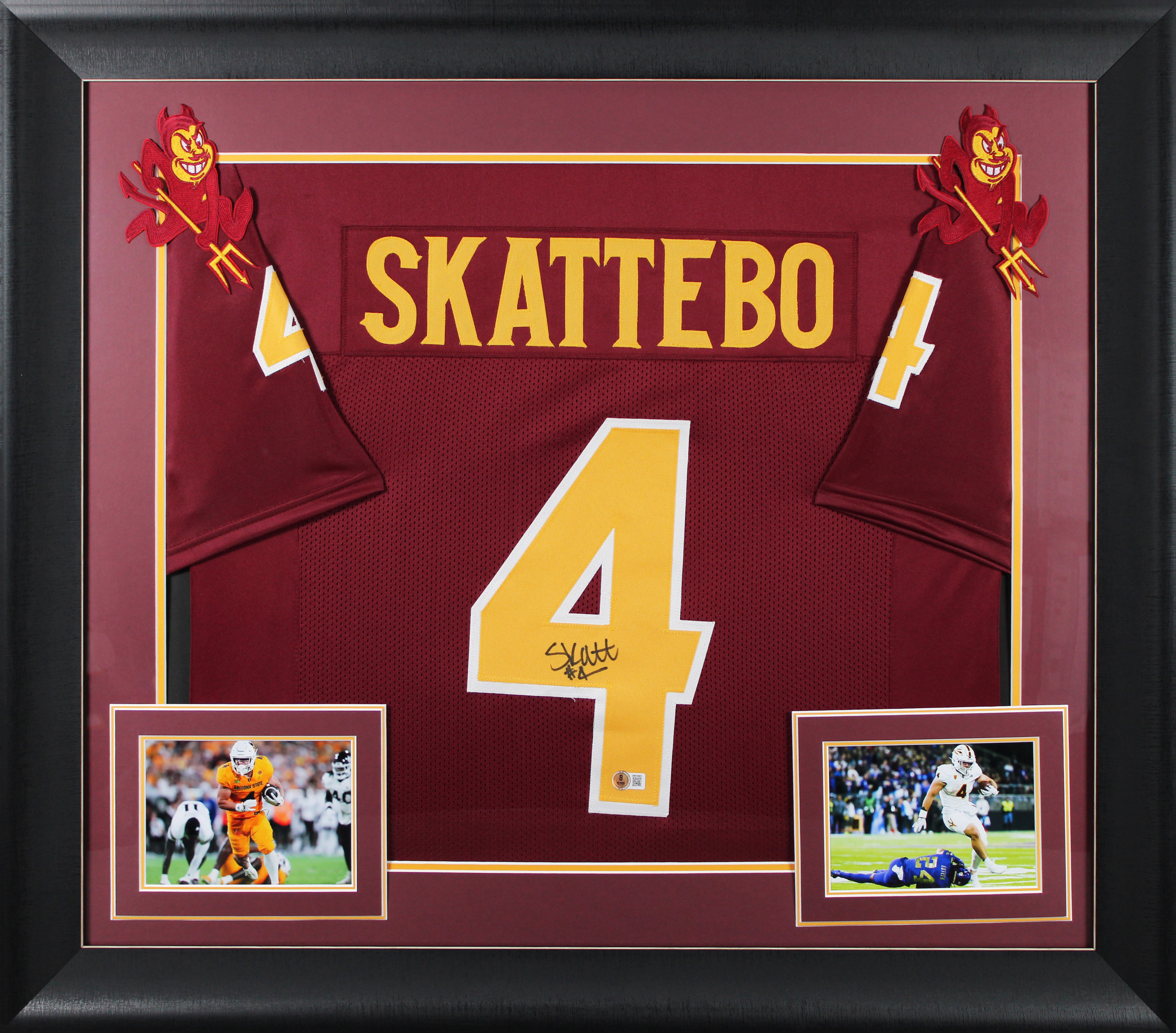 Arizona State Cameron Skattebo Signed Maroon Pro Style